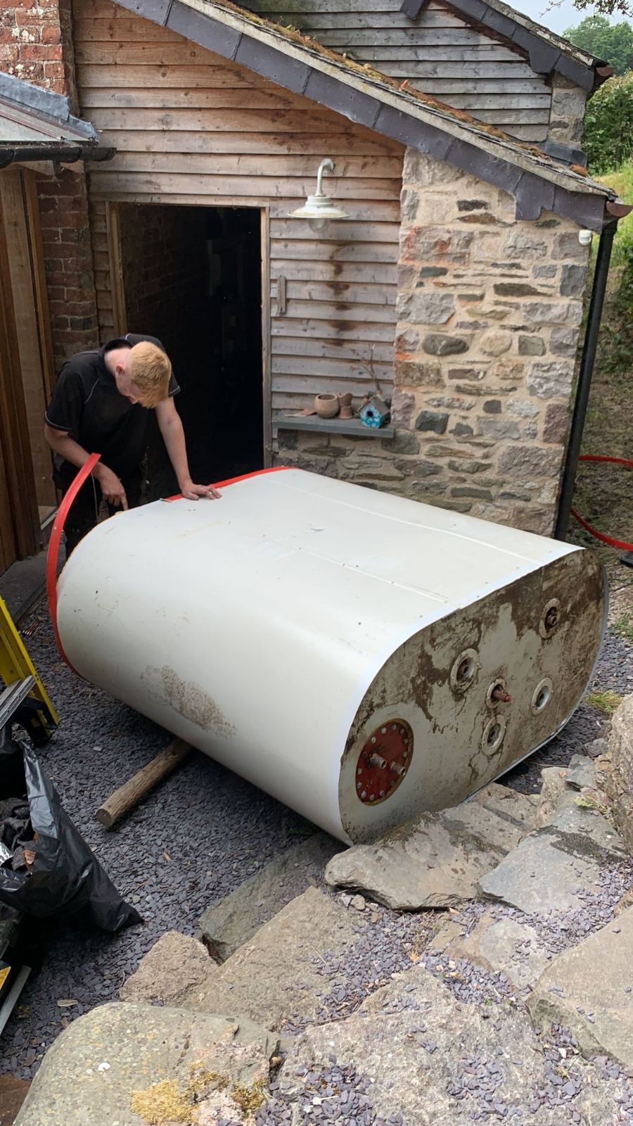 Installation of Solar Thermal Kit and Telford 300L Solar Cylinder In