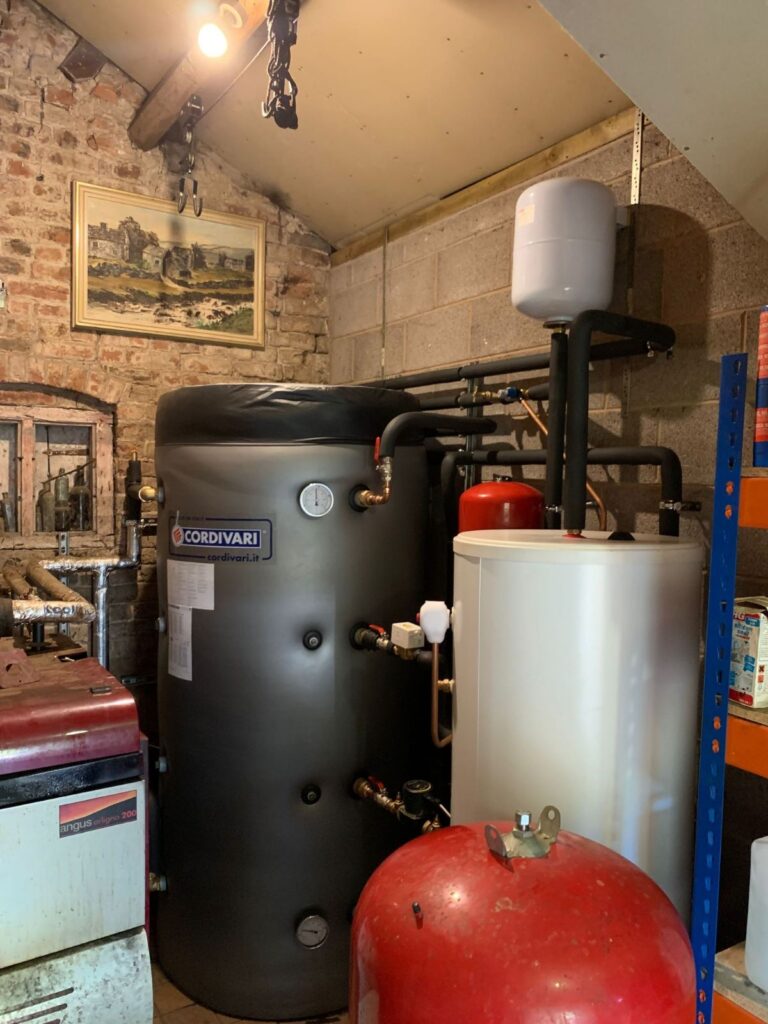 Installation of Solar Thermal Kit and Telford 300L Solar Cylinder In